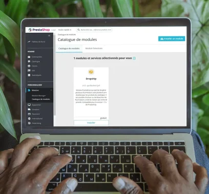 Preview of the PrestaShop Module - Supplier Management project