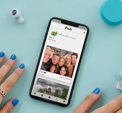Preview of the Pinsta: an Instagram-inspired mobile app project